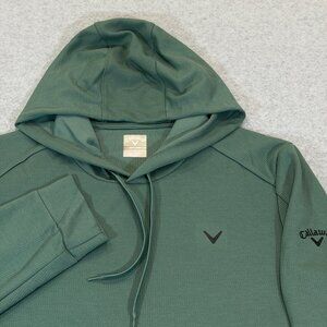 Callaway Men's Opti-Dri Training Sage Green Performance Golf Hoodie Large NWT
